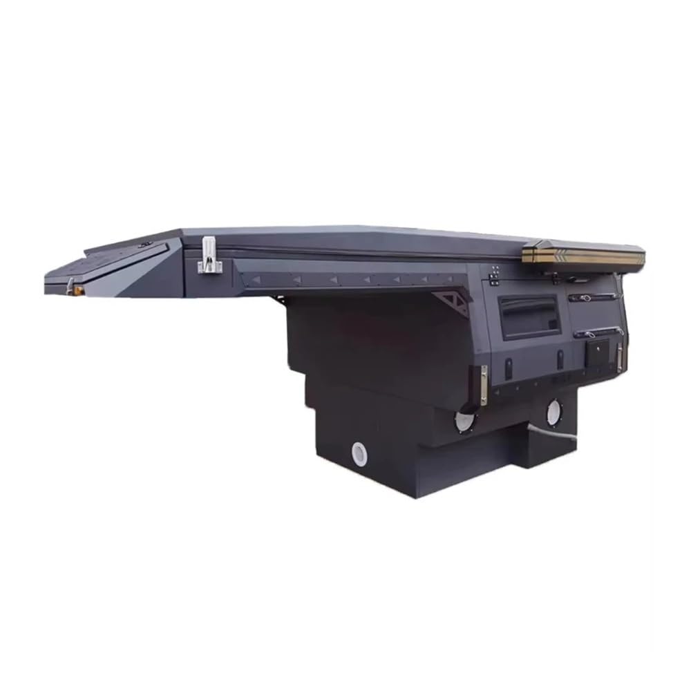 ATATKRT Truck Bed Topper Aluminium Canopy Camper F150 Hard Camper Shell Pickup Kompatibel for Toyata Tacoma Camper Trailer mit Rack Kompatibel for Hilux ATATKRT Truck Bed Topper Aluminium Canopy Camper F150 Hard Camper Shell Pickup Kompatibel for Toyata Tacoma Camper Trailer mit Rack Kompatibel for Hilux von ATATKRT