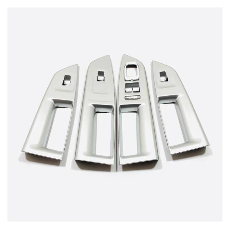 ATATKRT Tür Armlehne Fenster Schalter Control Schutz Panel Abdeckung Trim Kompatibel for VW Golf 8 MK8 2020-2022 LHD Innen Zubehör(2 PCS) von ATATKRT