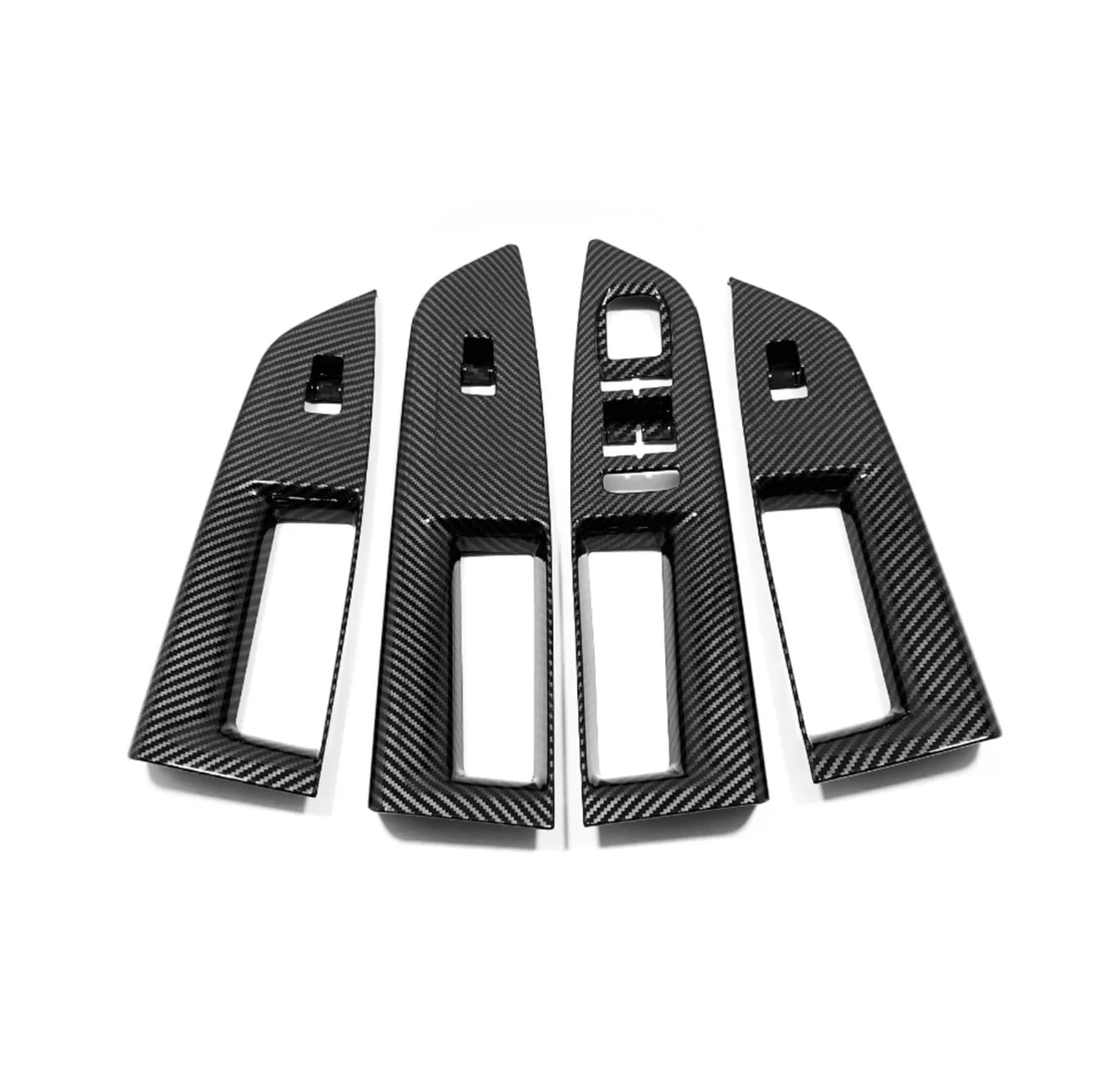 ATATKRT Tür Armlehne Fenster Schalter Control Schutz Panel Abdeckung Trim Kompatibel for VW Golf 8 MK8 2020-2022 LHD Innen Zubehör(C) von ATATKRT