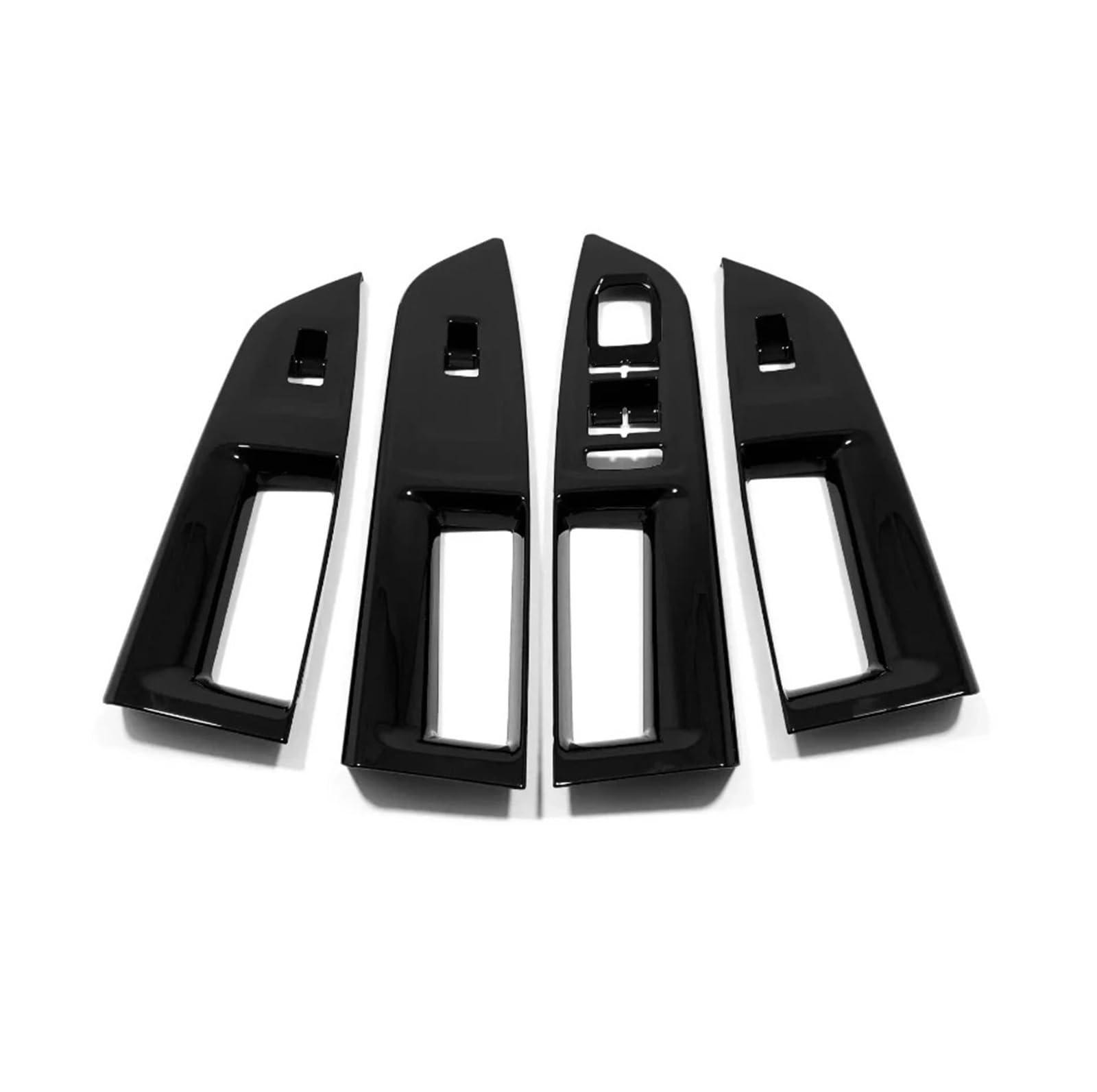 ATATKRT Tür Armlehne Fenster Schalter Control Schutz Panel Abdeckung Trim Kompatibel for VW Golf 8 MK8 2020-2022 LHD Innen Zubehör(Shark Style) von ATATKRT
