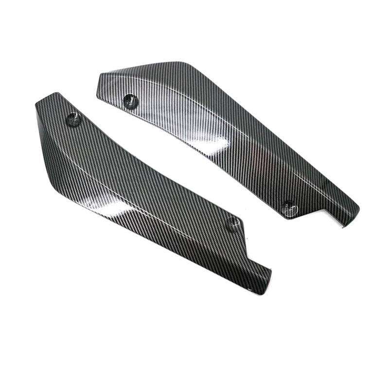 ATATKRT Universal Auto Front Heck Stoßstange Streifen Lip Spoiler Diffusor Splitter Kratzschutz Carbon Fiber Winglets Seitenschweller Verlängerung Anti-Kollision Fahrzeug Modifikation(2) von ATATKRT