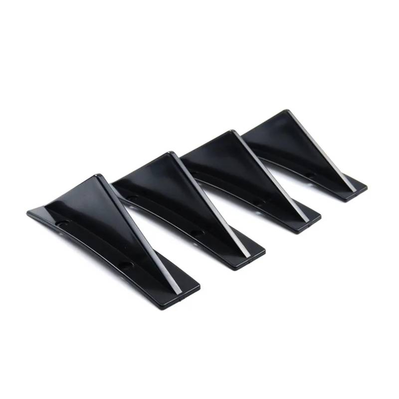 ATATKRT Universal Auto Heckstoßstangendiffusor Spoiler Abs Antikollision Kompatibel for Dodge Challenger Zubehör Bmw F36 Gran Coupé Mk6 370z Luftwiderstandsreduzierungsdiffusor(Bend Black) von ATATKRT