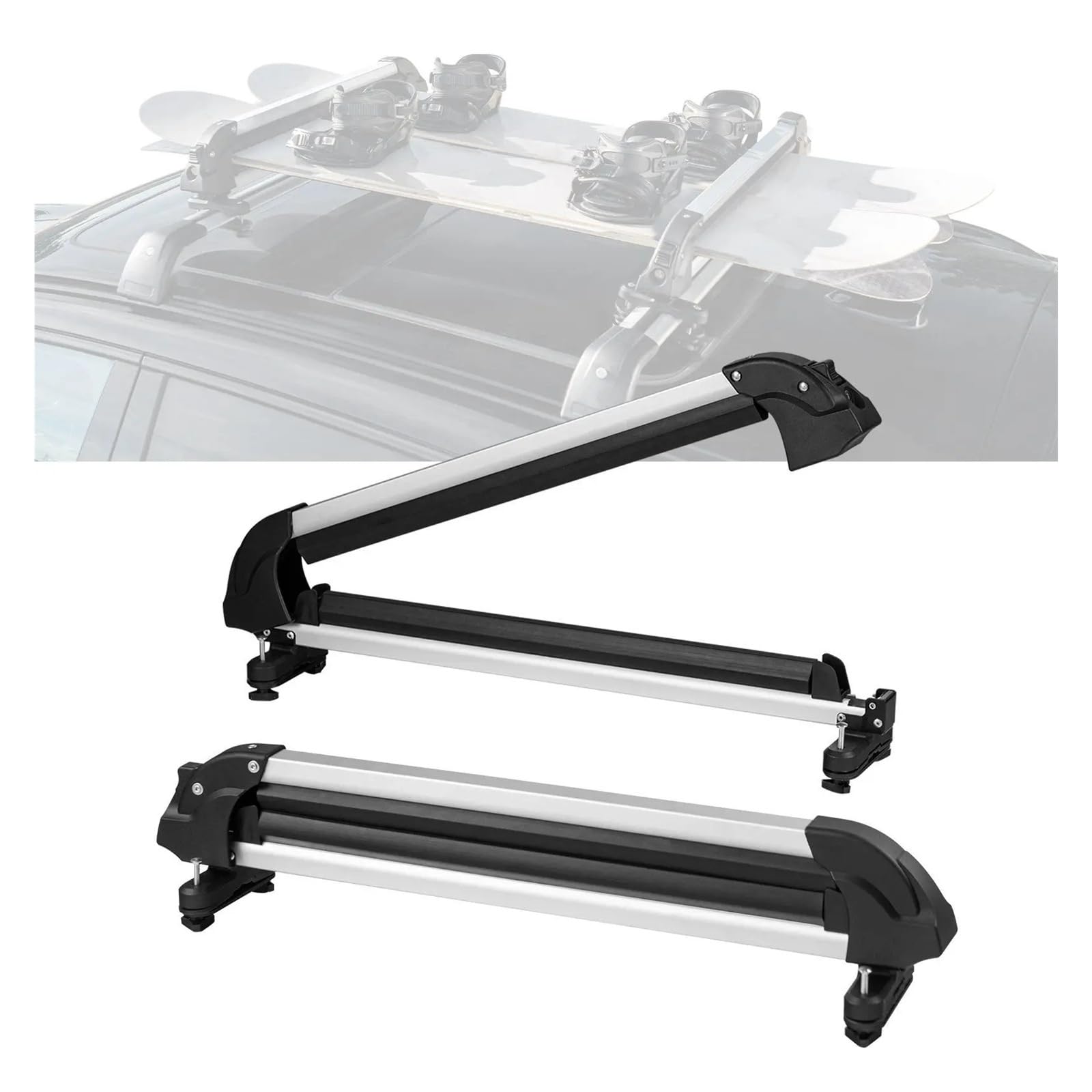 ATATKRT Universelle Dachträger-Querträger | Hochleistungs-Aluminium-Querträger for SUV, LKW und Transporter mit T-Nut und abschließbarem Design ATATKRT Universelle Dachträger-Querträger | Hochleistungs-Aluminium-Querträger for SUV, LKW und Transporter mit T-Nut und abschließbarem Design von ATATKRT