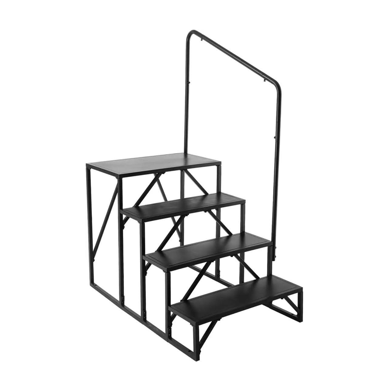 ATATKRT Wohnmobiltreppe mit Handlauf, 4-stufiger Klapphocker for Wohnmobilanhänger, rutschfeste tragbare Treppe, höhenverstellbar for ältere Menschen/Haustiere, robuster Einsatz im Freien ATATKRT Wohnmobiltreppe mit Handlauf, 4-stufiger Klapphocker for Wohnmobilanhänger, rutschfeste tragbare Treppe, höhenverstellbar for ältere Menschen/Haustiere, robuster Einsatz im Freien von ATATKRT