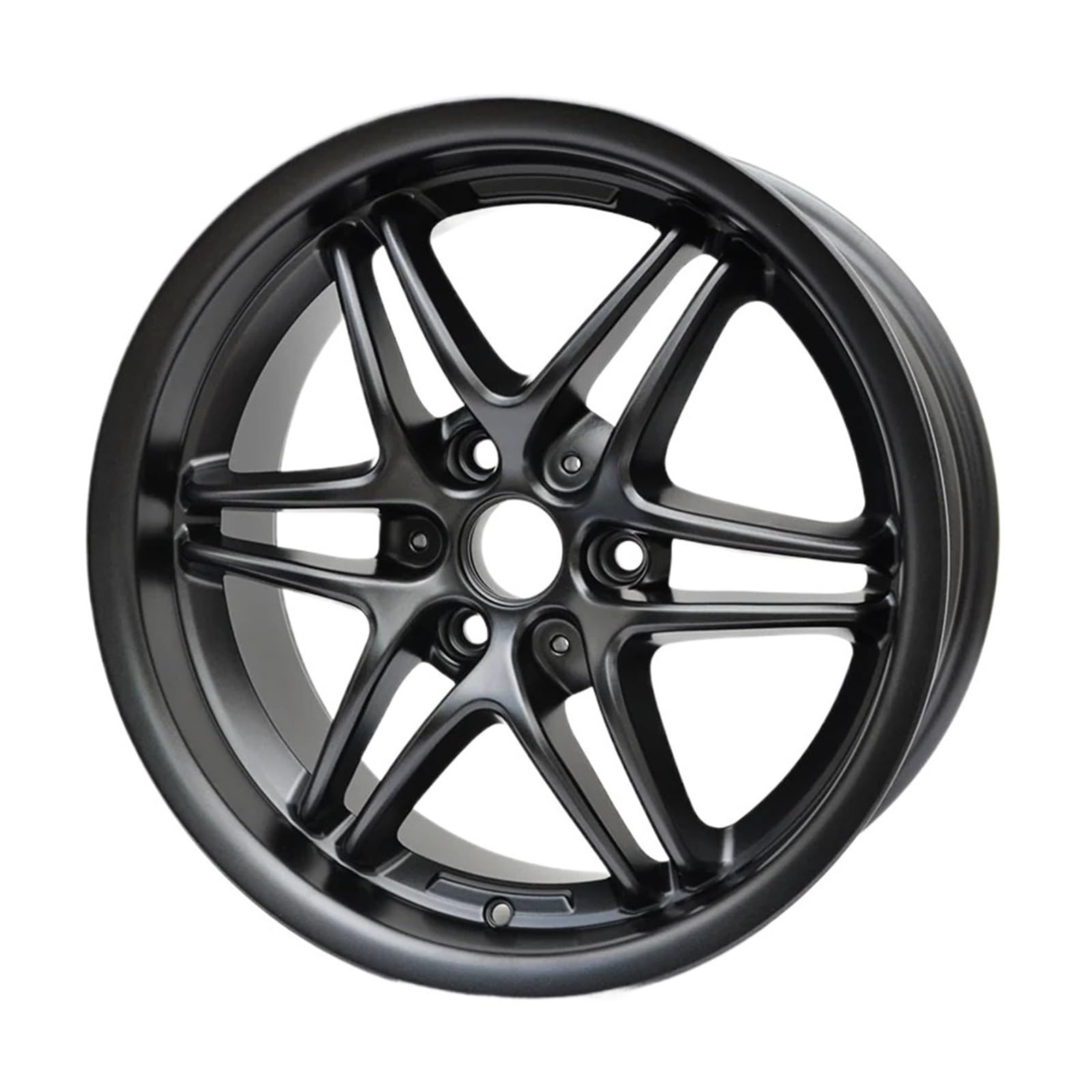 ATATKTHTys 1 stücke Kompatibel for Smart451 16 "17" 3 * 112 for Smart Fortwo Vorne Und Hinten Mit Custom Aluminium Legierung Räder(BLACK_17IN.) von ATATKTHTys