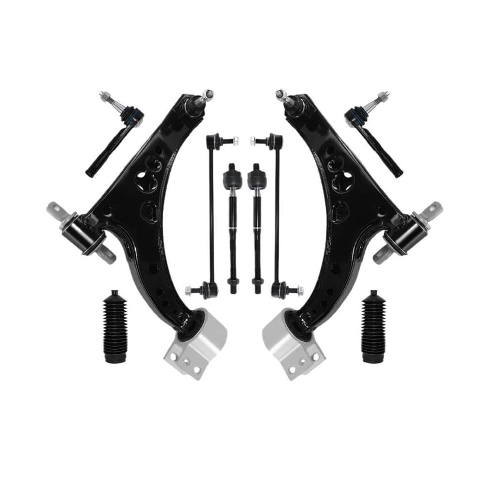 ATATKTHTys 10 stücke Vorne Links Rechts Querlenker Innen Außen Spurstange Stabilisator Link Kit Kompatibel for Chevrolet Cruze Volt 2016-2019 ATATKTHTys 10 stücke Vorne Links Rechts Querlenker Innen Außen Spurstange Stabilisator Link Kit Kompatibel for Chevrolet Cruze Volt 2016-2019 von ATATKTHTys