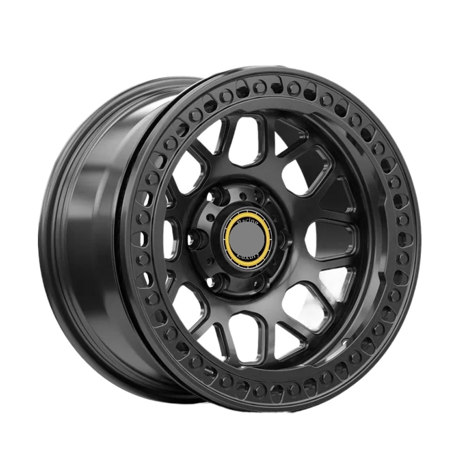 ATATKTHTys 2 Stück benutzerdefinierte konkave 17-26 Zoll Beadlock Off-Road Schmiederäder 5x130 5x150 6x139.7 Alufelge 25-50mm kompatibel for Jeep-Wrangler(Custom,17) von ATATKTHTys