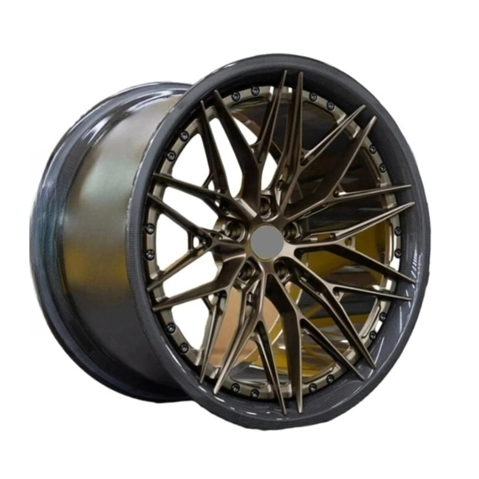 ATATKTHTys 2 Stück geschmiedete konkave Monoblock-Räder, Pickup- und SUV-Räder, Offroad-Truck-Räder, Legierung, benutzerdefinierte 20 Zoll, rot und schwarz, 17 Zoll, schwarze Felgen(18 Inch) von ATATKTHTys