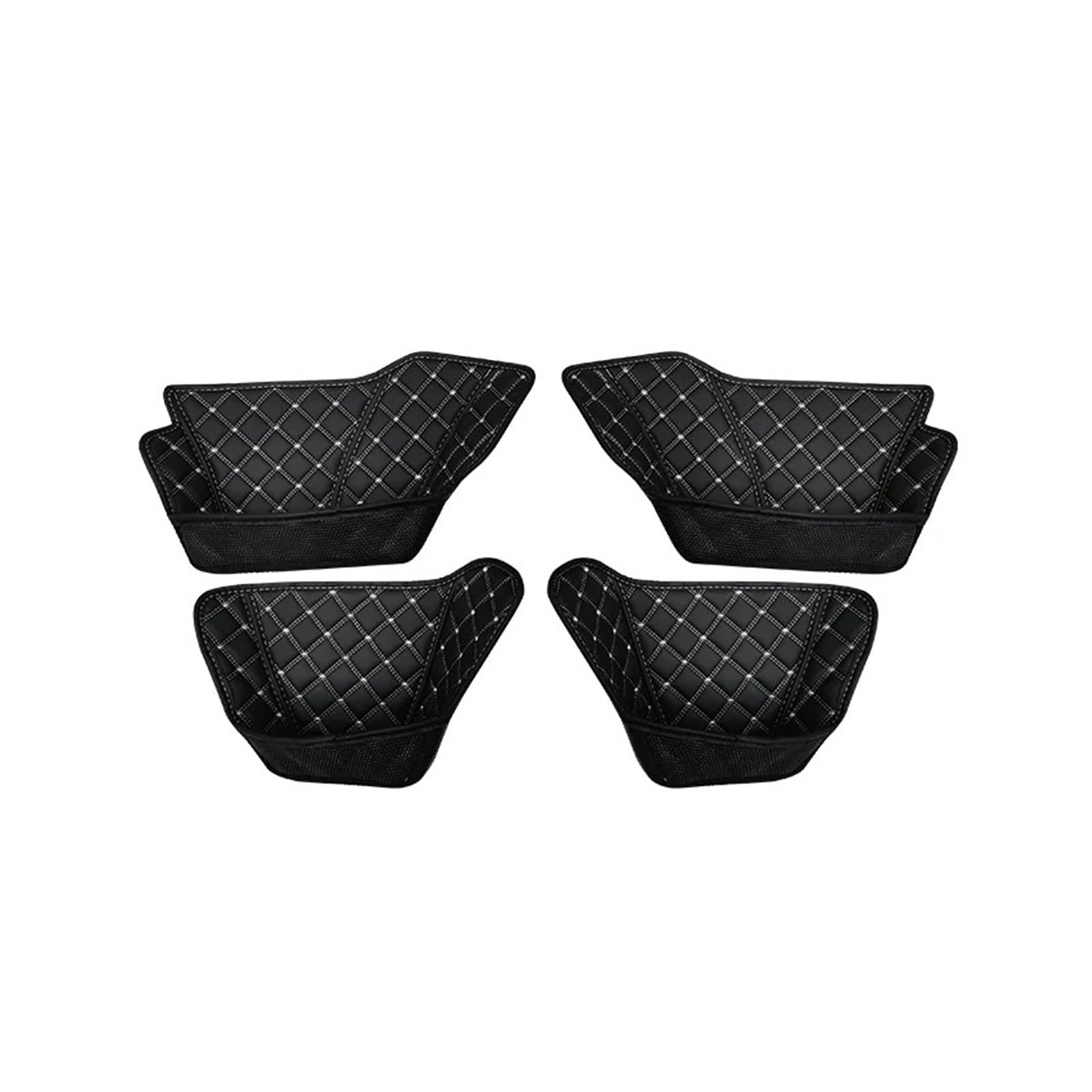 ATATKTHTys 4 stücke Auto Vorne Hinten Tür Innere Armlehne Griff Tür Lagerung Box Multifunktionale Box Kompatibel for VW Polo 6R 6C 2011-2020(11-18 Color 2) von ATATKTHTys