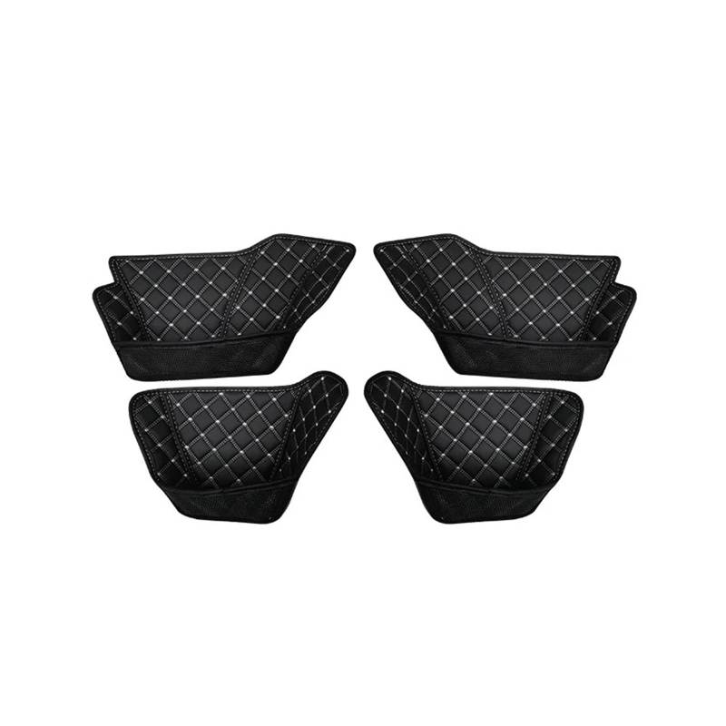 ATATKTHTys 4 stücke Auto Vorne Hinten Tür Innere Armlehne Griff Tür Lagerung Box Multifunktionale Box Kompatibel for VW Polo 6R 6C 2011-2020(11-18 Color 2) von ATATKTHTys