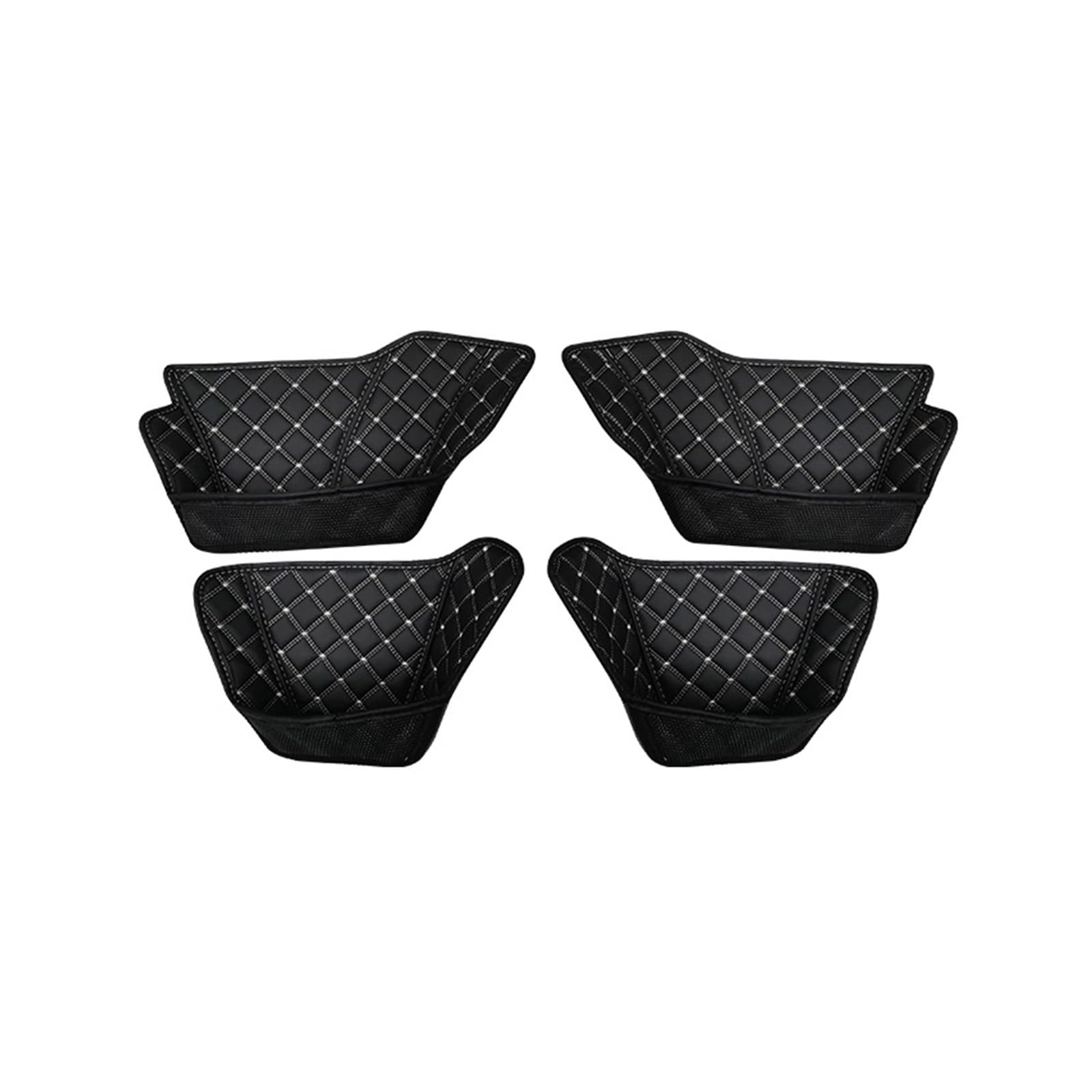 ATATKTHTys 4 stücke Auto Vorne Hinten Tür Innere Armlehne Griff Tür Lagerung Box Multifunktionale Box Kompatibel for VW Polo 6R 6C 2011-2020(19-20 Color 2) von ATATKTHTys