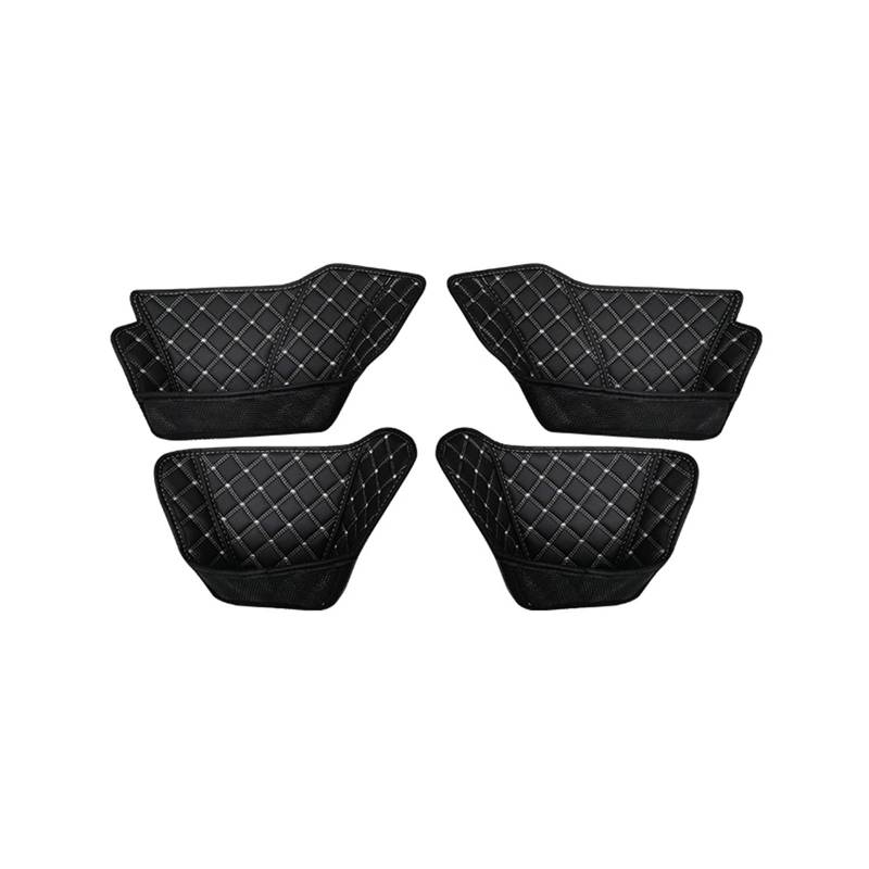 ATATKTHTys 4 stücke Auto Vorne Hinten Tür Innere Armlehne Griff Tür Lagerung Box Multifunktionale Box Kompatibel for VW Polo 6R 6C 2011-2020(19-20 Color 2) von ATATKTHTys
