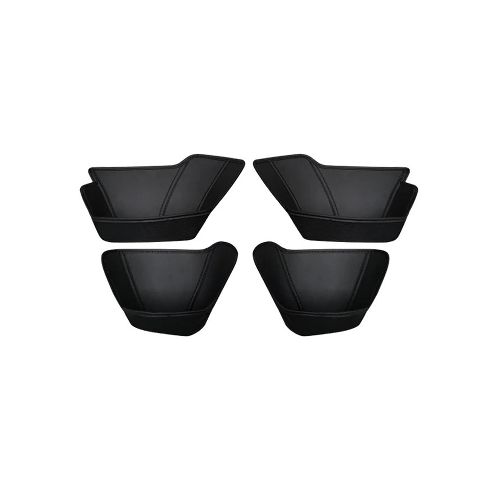 ATATKTHTys 4 stücke Auto Vorne Hinten Tür Innere Armlehne Griff Tür Lagerung Box Multifunktionale Box Kompatibel for VW Polo 6R 6C 2011-2020(19-20 Color 4) von ATATKTHTys