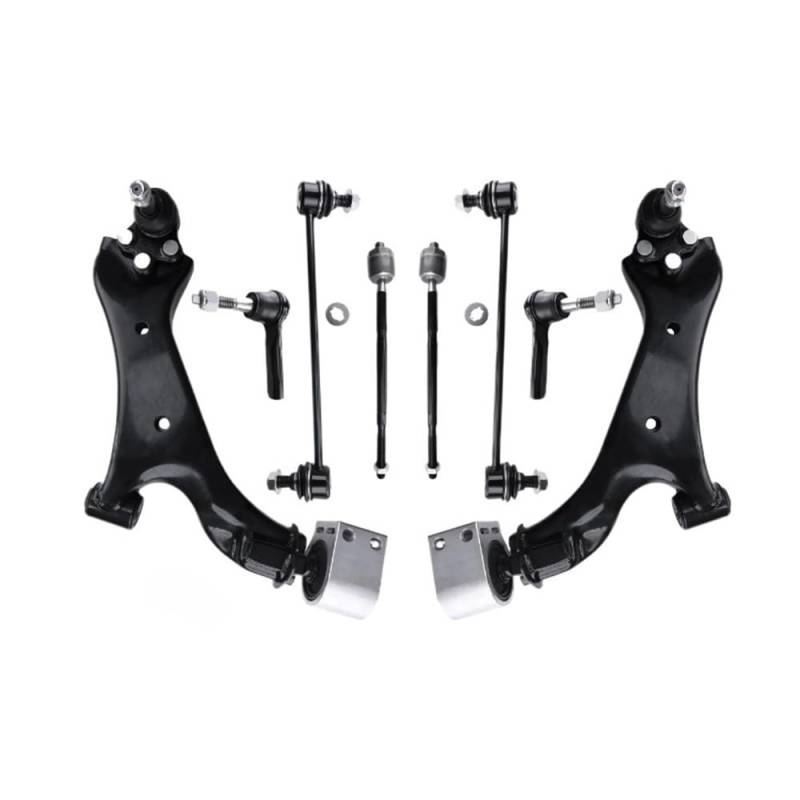 ATATKTHTys 8-teiliges Front Lower Arm Spurstangen-Aufhängungskit Kompatibel for Equinox Kompatibel for GMC Terrain 2010 2011 2012 2013 2014 2015-2017 von ATATKTHTys