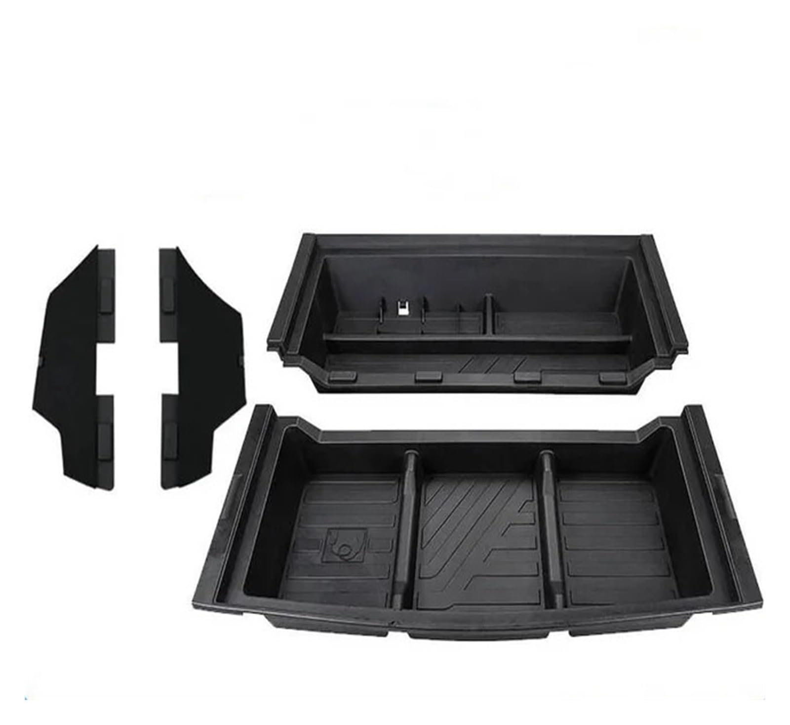 ATATKTHTys ABS-Aufbewahrungsbox for den hinteren Kofferraum, kompatibel mit VW ID.4 CROZZ ID4 X 2024–2021 ID4, Zubehör for die Aufbewahrung von Frachtkoffern(4PCS Full Set) von ATATKTHTys