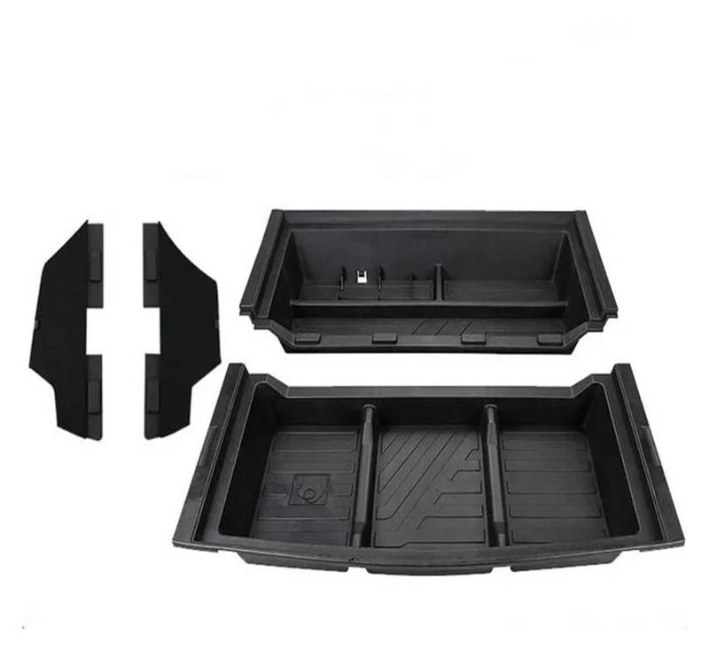 ATATKTHTys ABS-Aufbewahrungsbox for den hinteren Kofferraum, kompatibel mit VW ID.4 CROZZ ID4 X 2024–2021 ID4, Zubehör for die Aufbewahrung von Frachtkoffern(4PCS Full Set) von ATATKTHTys