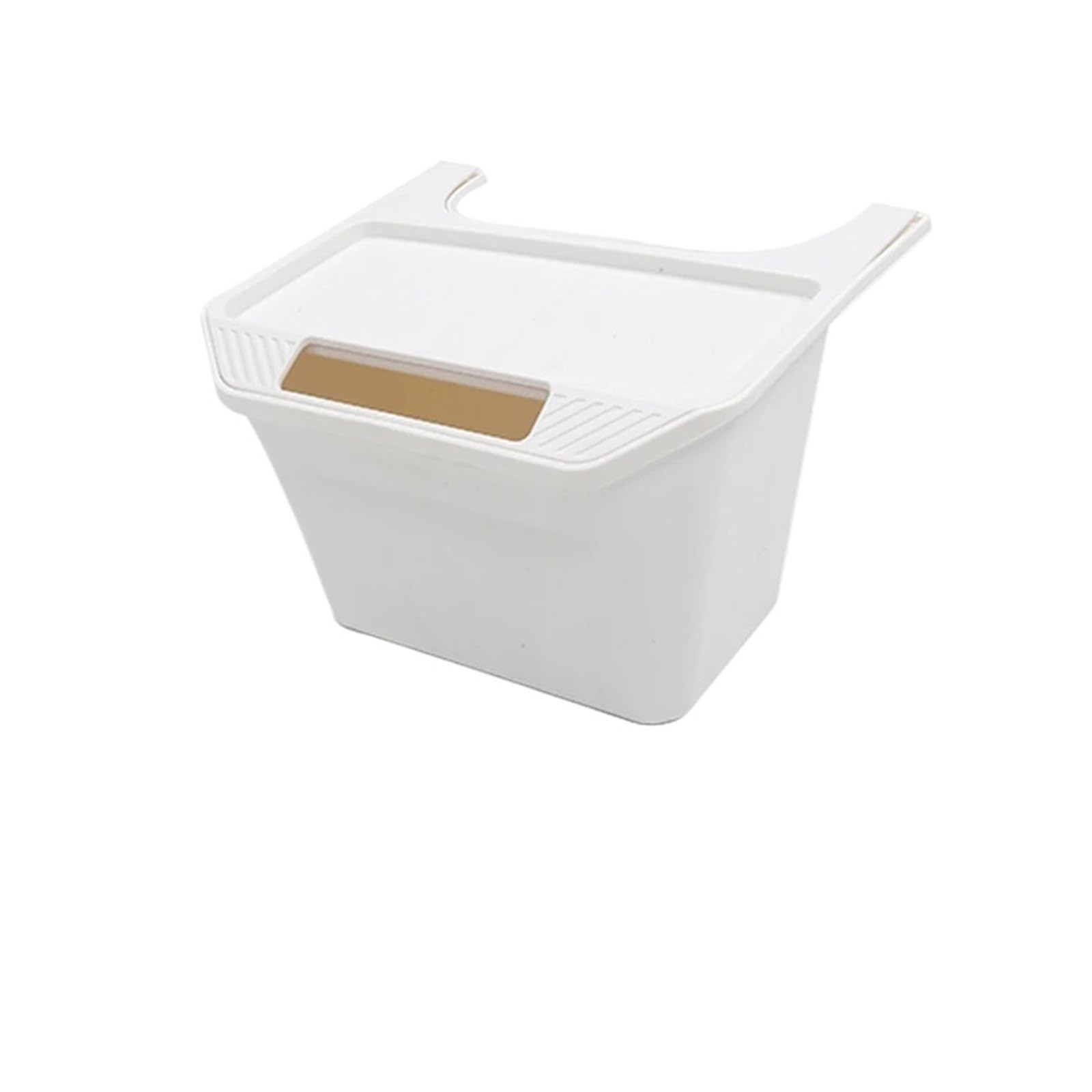 ATATKTHTys Aufbewahrungsbox kompatibel for Tesla Model Y 2024, Zubehör for Rücksitz, Rücksitz, TPE-Aufbewahrungsbox, Mülleimer, 2021–2024(White) von ATATKTHTys