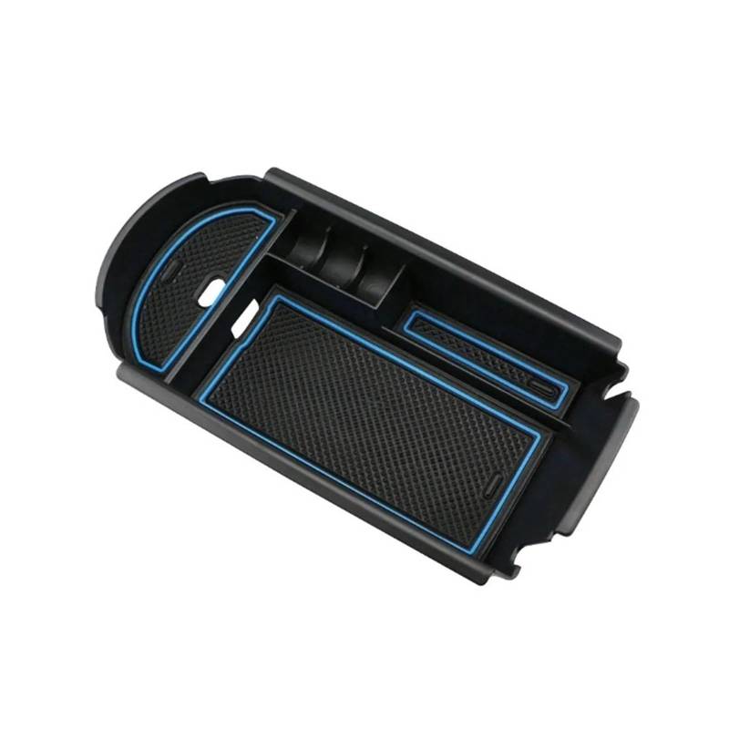 ATATKTHTys Auto Armlehne Box Lagerung Center Console Organizer Container Halter Box Kompatibel for Toyota C-HR CHR 2016-2022 Zubehör(Blue) von ATATKTHTys