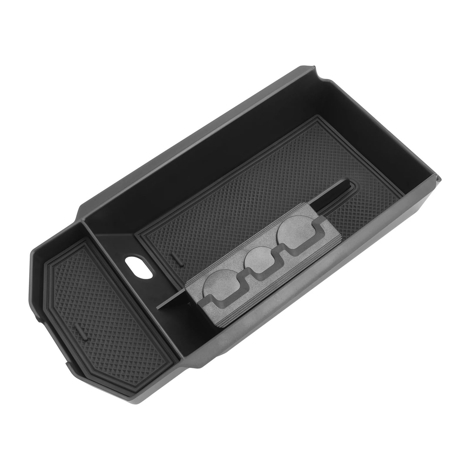 ATATKTHTys Auto Armlehne Box Lagerung Kompatibel for Toyota C-HR Hybrid 2024 2025 2026 Zentrale Steuerung Container Auto Zubehör(with Silver Coin Box) von ATATKTHTys