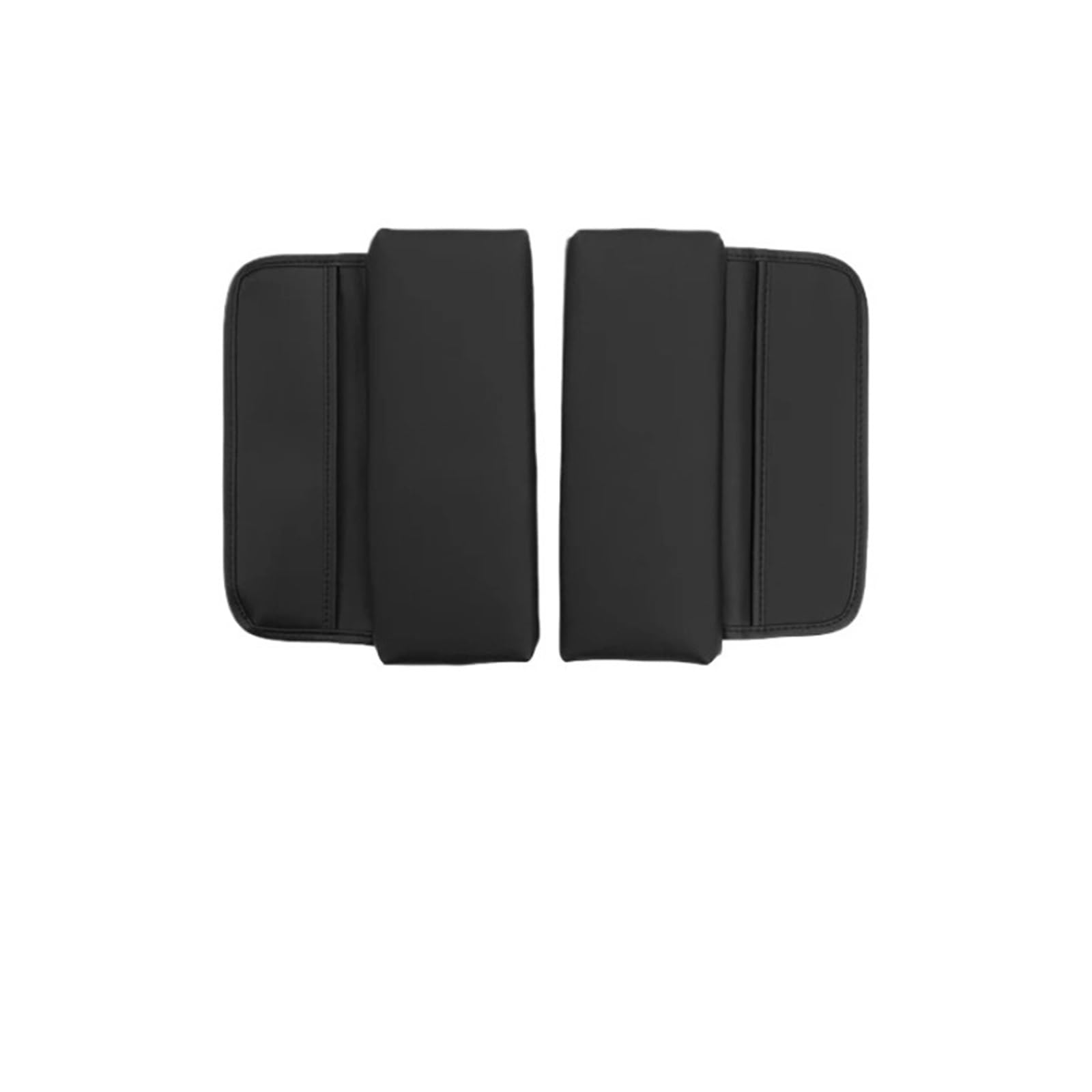 ATATKTHTys Auto-Armlehnenkissen, Mittelkonsole, Armlehnenbox, geteiltes Pad, kompatibel mit Coupé G70 G80 G90 GV60 GV70 GV80 EV BH GV90(Black-1pair) von ATATKTHTys