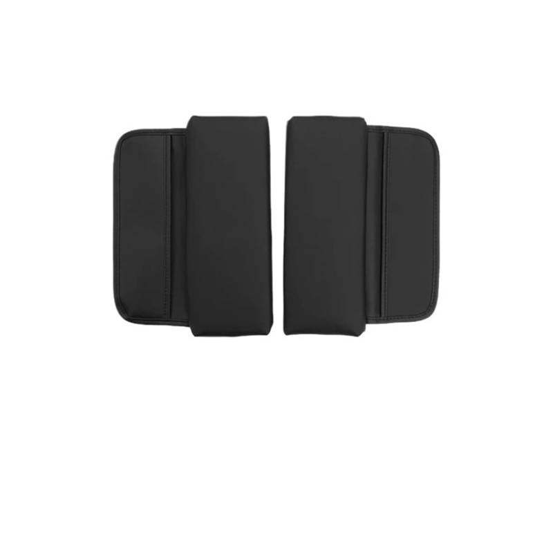 ATATKTHTys Auto-Armlehnenkissen, Mittelkonsole, Armlehnenbox, geteiltes Pad, kompatibel mit Coupé G70 G80 G90 GV60 GV70 GV80 EV BH GV90(Black-1pair) von ATATKTHTys