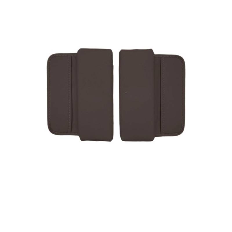 ATATKTHTys Auto-Armlehnenkissen, Mittelkonsole, Armlehnenbox, geteiltes Pad, kompatibel mit Coupé G70 G80 G90 GV60 GV70 GV80 EV BH GV90(Brown-1pair) von ATATKTHTys