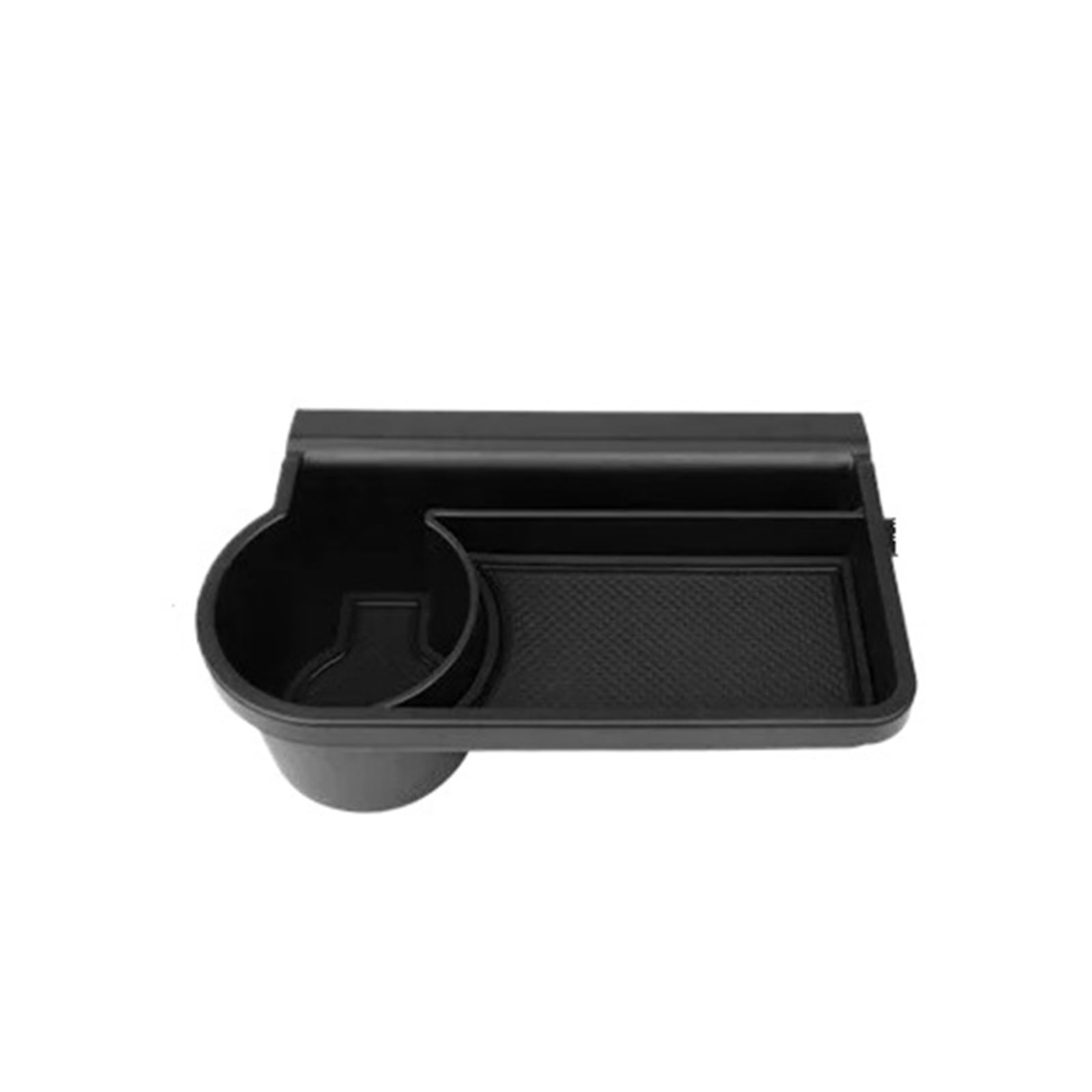 ATATKTHTys Auto Beifahrerablage Kompatibel for Tesla Model 3 Y Aufbewahrung Handyhalterung Haken Zubehör Handschuhfach(M3Y Black 1.7cm) von ATATKTHTys