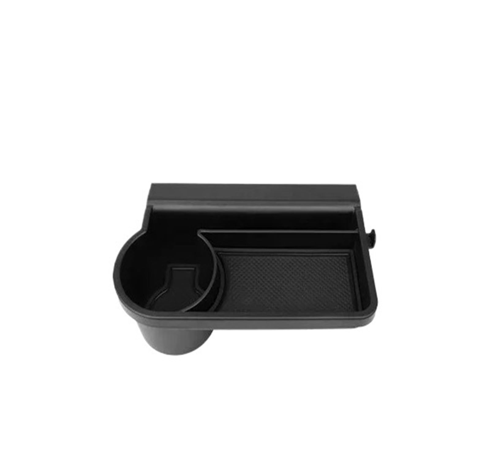 ATATKTHTys Auto Beifahrerablage Kompatibel for Tesla Model 3 Y Aufbewahrung Handyhalterung Haken Zubehör Handschuhfach(M3Y Black 3cm) von ATATKTHTys