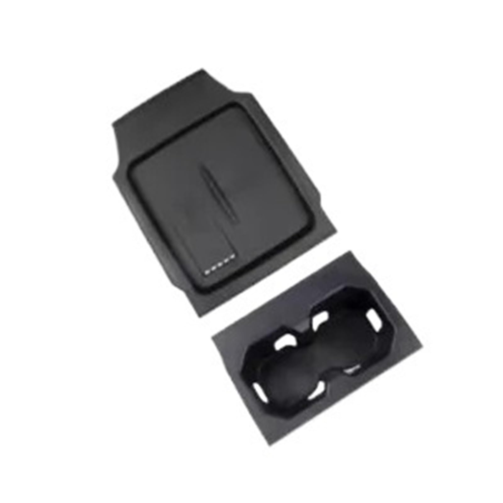 ATATKTHTys Auto-Zentralsteuerung Getränkehalter Schutzpolster Armlehne Aufbewahrungsbox Kompatibel for Chery JAECOO J6 Icar 03 I-CAR 03 2024 2025 Autozubehör(2WD Black) von ATATKTHTys