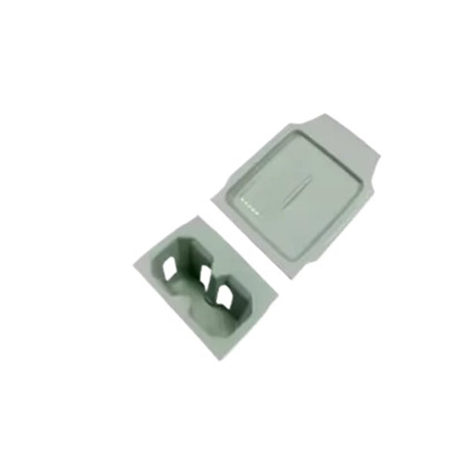 ATATKTHTys Auto-Zentralsteuerung Getränkehalter Schutzpolster Armlehne Aufbewahrungsbox Kompatibel for Chery JAECOO J6 Icar 03 I-CAR 03 2024 2025 Autozubehör(2WD Green) von ATATKTHTys