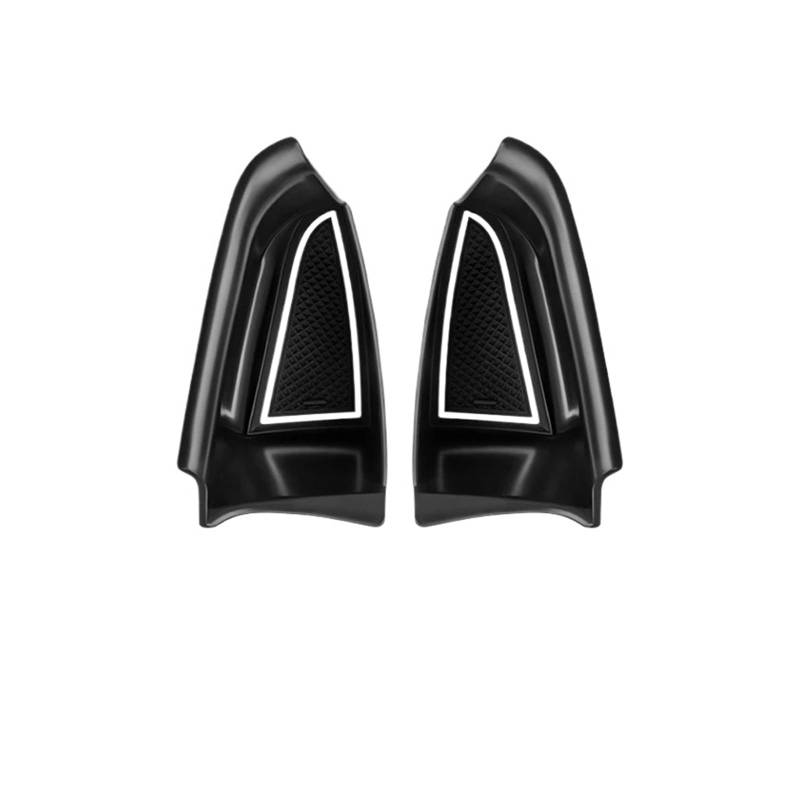 ATATKTHTys Autoinnenseite Vorne Hinten Türgriff Armlehnen Aufbewahrungsbox Fach Kompatibel for Porsche Panamera 2017 2018 2019 2020 2021 2022 2023 2024(Loog Front 2PCS) von ATATKTHTys