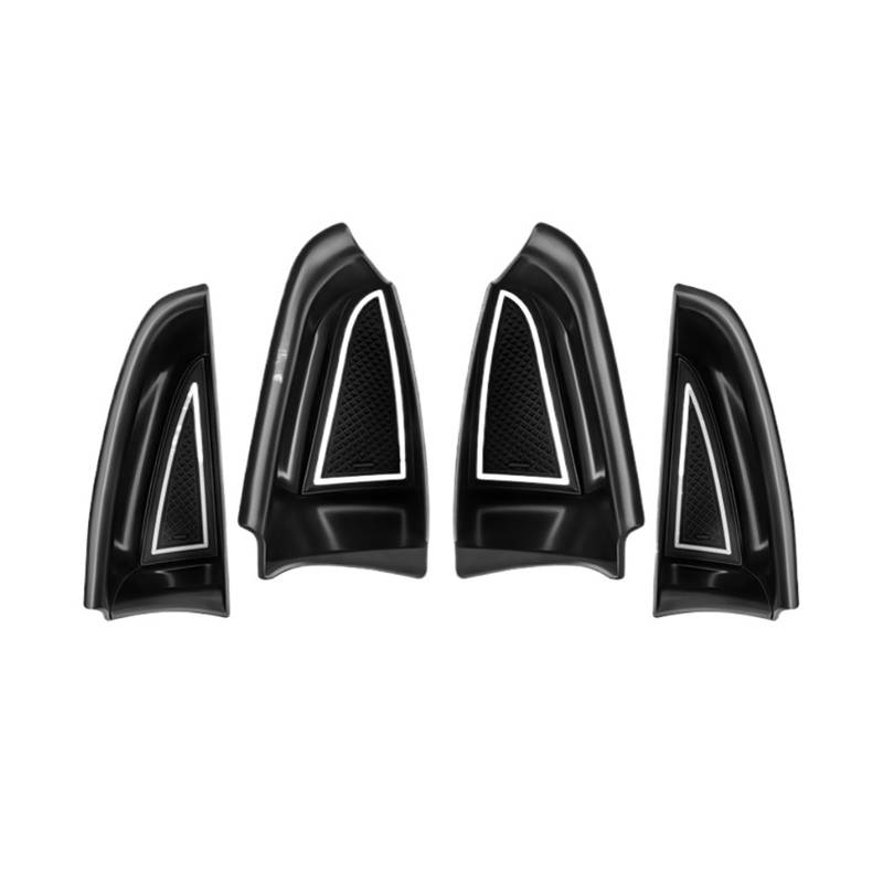 ATATKTHTys Autoinnenseite Vorne Hinten Türgriff Armlehnen Aufbewahrungsbox Fach Kompatibel for Porsche Panamera 2017 2018 2019 2020 2021 2022 2023 2024(Standard 4PCS) von ATATKTHTys