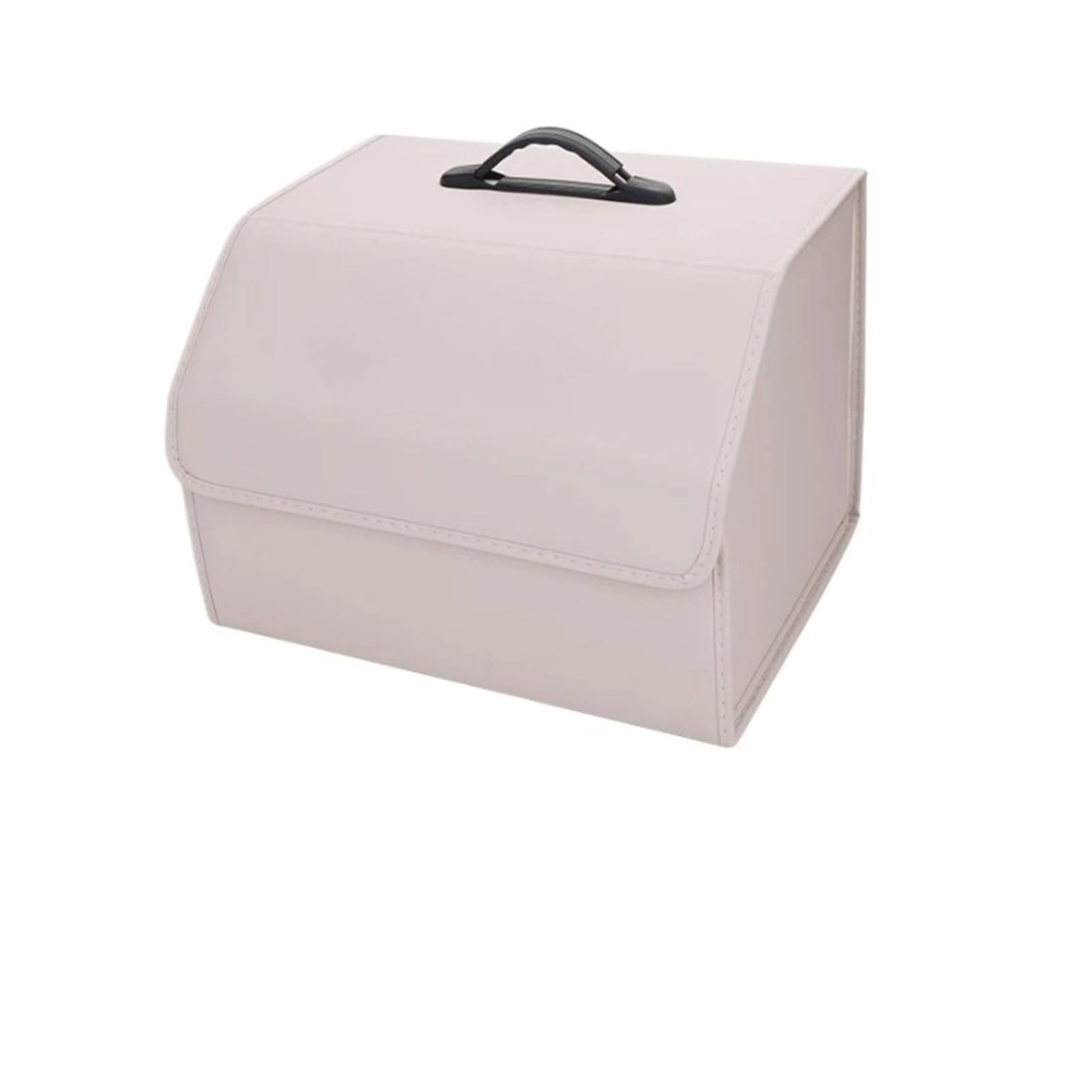 ATATKTHTys Kofferraum-Organizer, Aufbewahrungsbox, Leder, Camping, zusammenklappbar, Gepäckkoffer, kompatibel mit Audi Q5 Q7 Q3 A3 A4 A6 A5 A1 S1 S3 S4 RS5 RS6 A7 A8 Q2 R(Beige-L-1pc) von ATATKTHTys