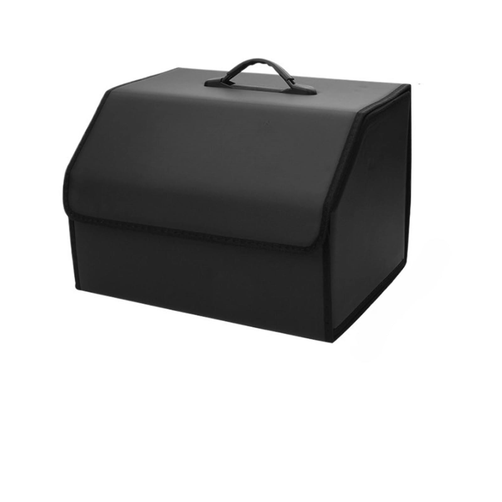 ATATKTHTys Kofferraum-Organizer, Aufbewahrungsbox, Leder, Camping, zusammenklappbar, Gepäckkoffer, kompatibel mit Audi Q5 Q7 Q3 A3 A4 A6 A5 A1 S1 S3 S4 RS5 RS6 A7 A8 Q2 R(Black-L-1pc) von ATATKTHTys