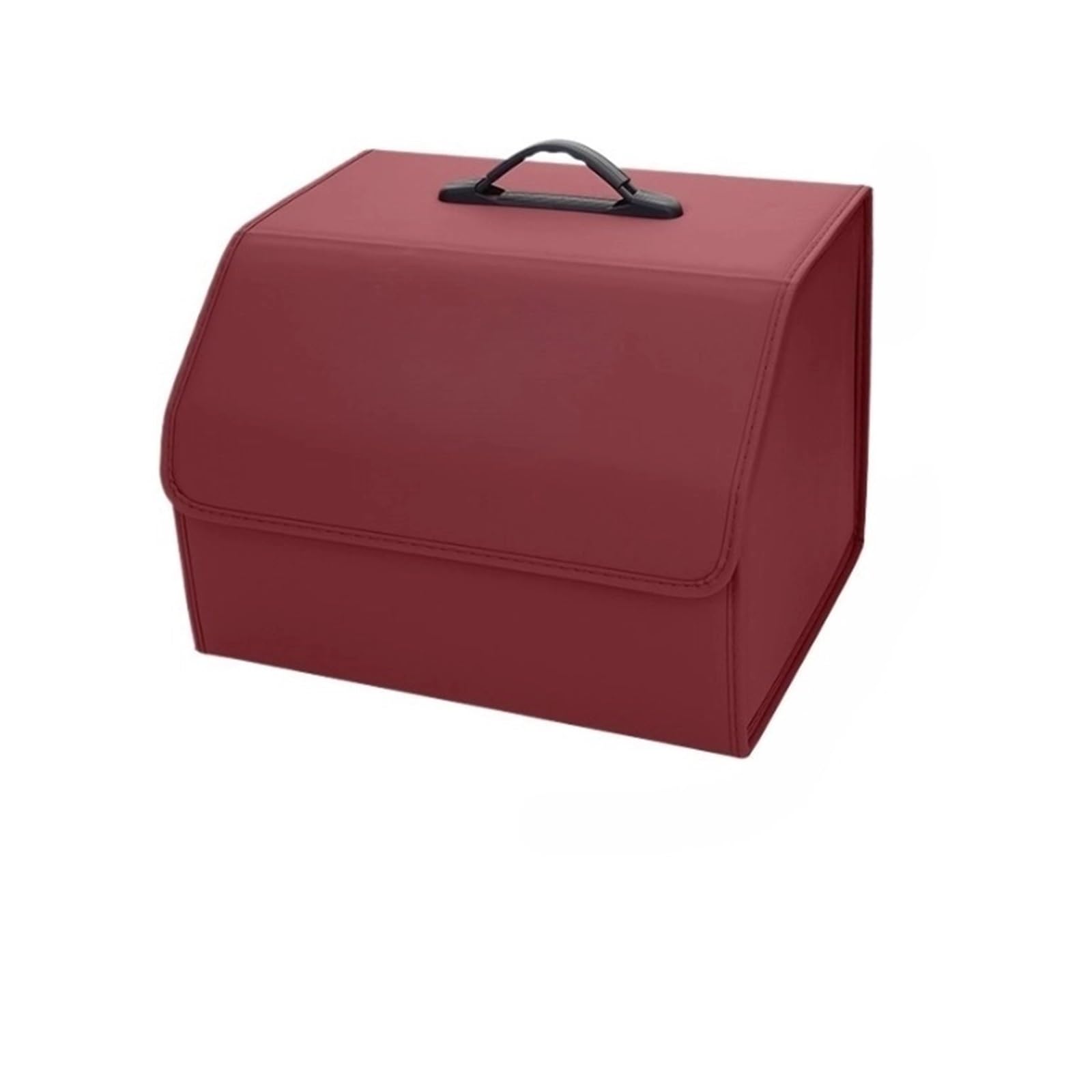ATATKTHTys Kofferraum-Organizer, Aufbewahrungsbox, Leder, Camping, zusammenklappbar, Gepäckkoffer, kompatibel mit Audi Q5 Q7 Q3 A3 A4 A6 A5 A1 S1 S3 S4 RS5 RS6 A7 A8 Q2 R(Red-L-1pc) von ATATKTHTys