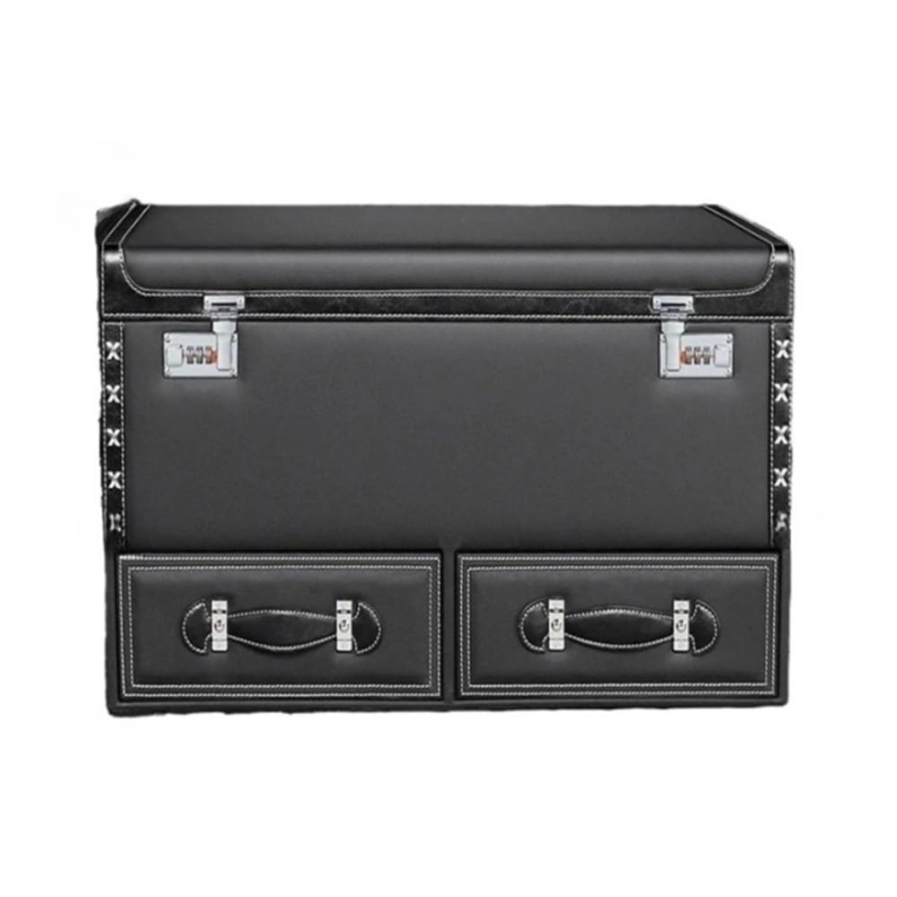 ATATKTHTys Kofferraum-Organizer-Box mit großer Kapazität, Aufbewahrungstasche for Auto-Mehrzweckwerkzeuge, for Verstauen, Aufräumen, Zusammenklappen for Aufbewahrungsbox(Black) von ATATKTHTys