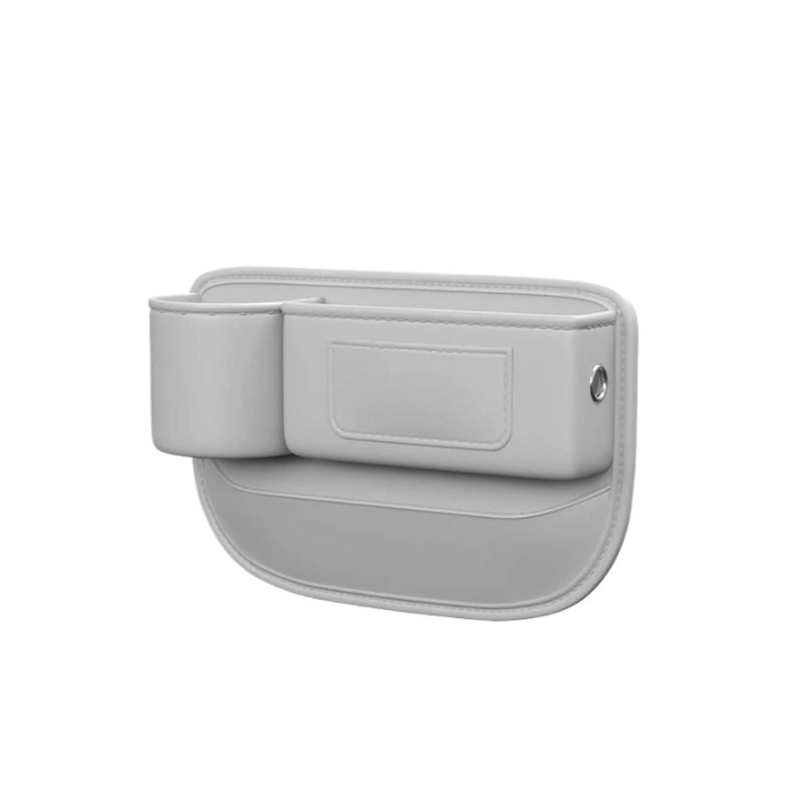 ATATKTHTys Kompatibel for Chery ICAR 03 2024 Sitzlücken-Aufbewahrungsbox aus Leder for den Autoinnenraum(Khaki) von ATATKTHTys