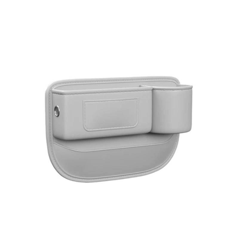 ATATKTHTys Kompatibel for Chery ICAR 03 2024 Sitzlücken-Aufbewahrungsbox aus Leder for den Autoinnenraum(Maroon) von ATATKTHTys