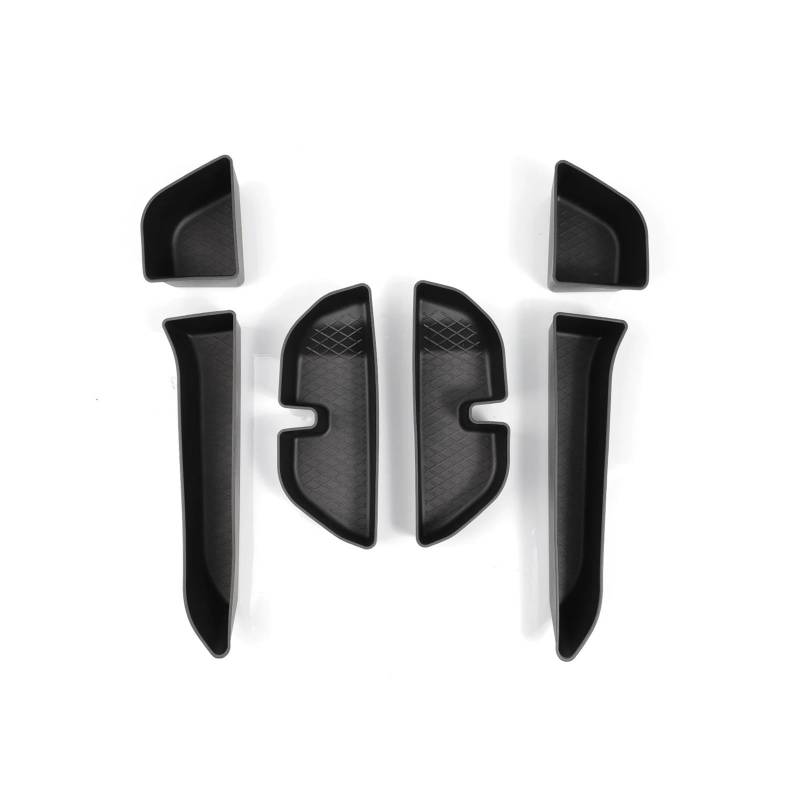ATATKTHTys Kompatibel for Toyota Land Cruiser Prado 2024 250 J250 LC250 Türseiten-Aufbewahrungsbox aus TPE, vorderer und hinterer Türgriff, Ablage, Organizer, Aufräumen von ATATKTHTys