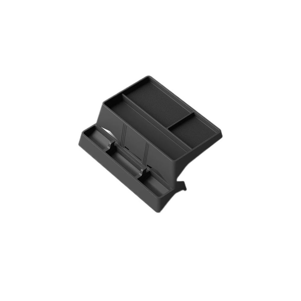 ATATKTHTys Kompatibel mit Tesla Cybertruck 2024–2025, Aufbewahrungsbox for das Armaturenbrett, Instrumententafel-Organizer, Ablage, Auto-Innenausstattung, 1 Stück(Black) von ATATKTHTys