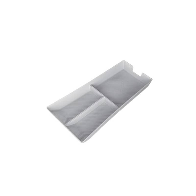 ATATKTHTys Kompatibel mit Tesla Model S/X 2021–2024, Organizer-Ablagefach for die Mittelkonsole, Aufbewahrungsbox for die Armlehne aus Silikon, Innenzubehör(Grey B 1pcs) von ATATKTHTys