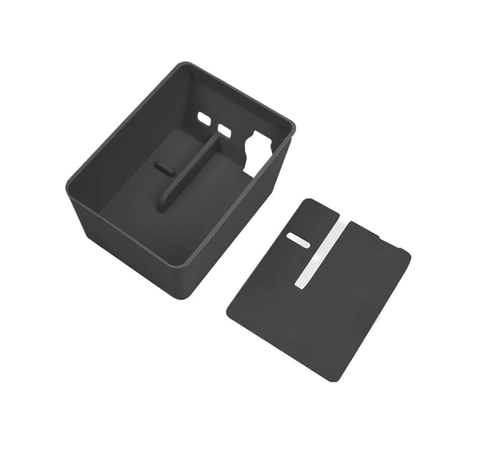 ATATKTHTys Kompatibel mit ZEEKR 001 21-25 Armlehnenbox, Aufbewahrungsbox, spezielle Aufbewahrung for Autodekoration, Autoinnenausstattung(Black) von ATATKTHTys