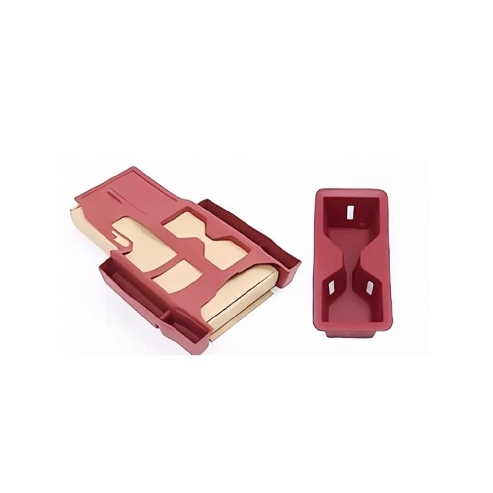 ATATKTHTys [Linkslenker] Auto-Silikon-Schutz for die Mittelkonsole, kompatibel mit der Toyota Land Cruiser LC250 Prado-Serie 2024–2025(2 Pack red) von ATATKTHTys