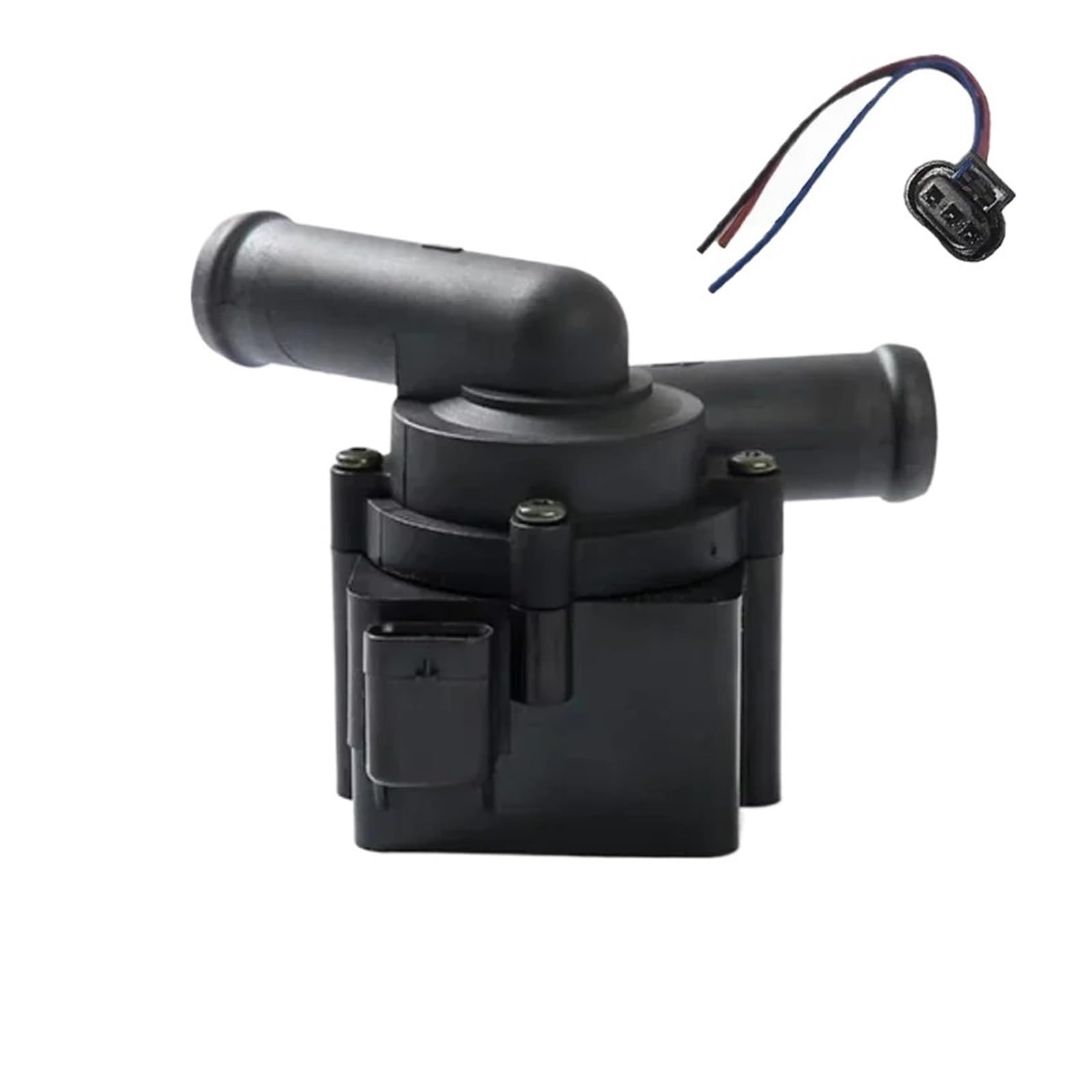 ATATKTHtys 12V 03L965561 Kompatibel for Seat EXEO Audi A4 Allroad B8 Avant A5 Sportback A6 C6 Q5 VW Auto Motor Kühlung Elektrische hilfs Wasser Pumpe(03L965561 And Plug) von ATATKTHTys
