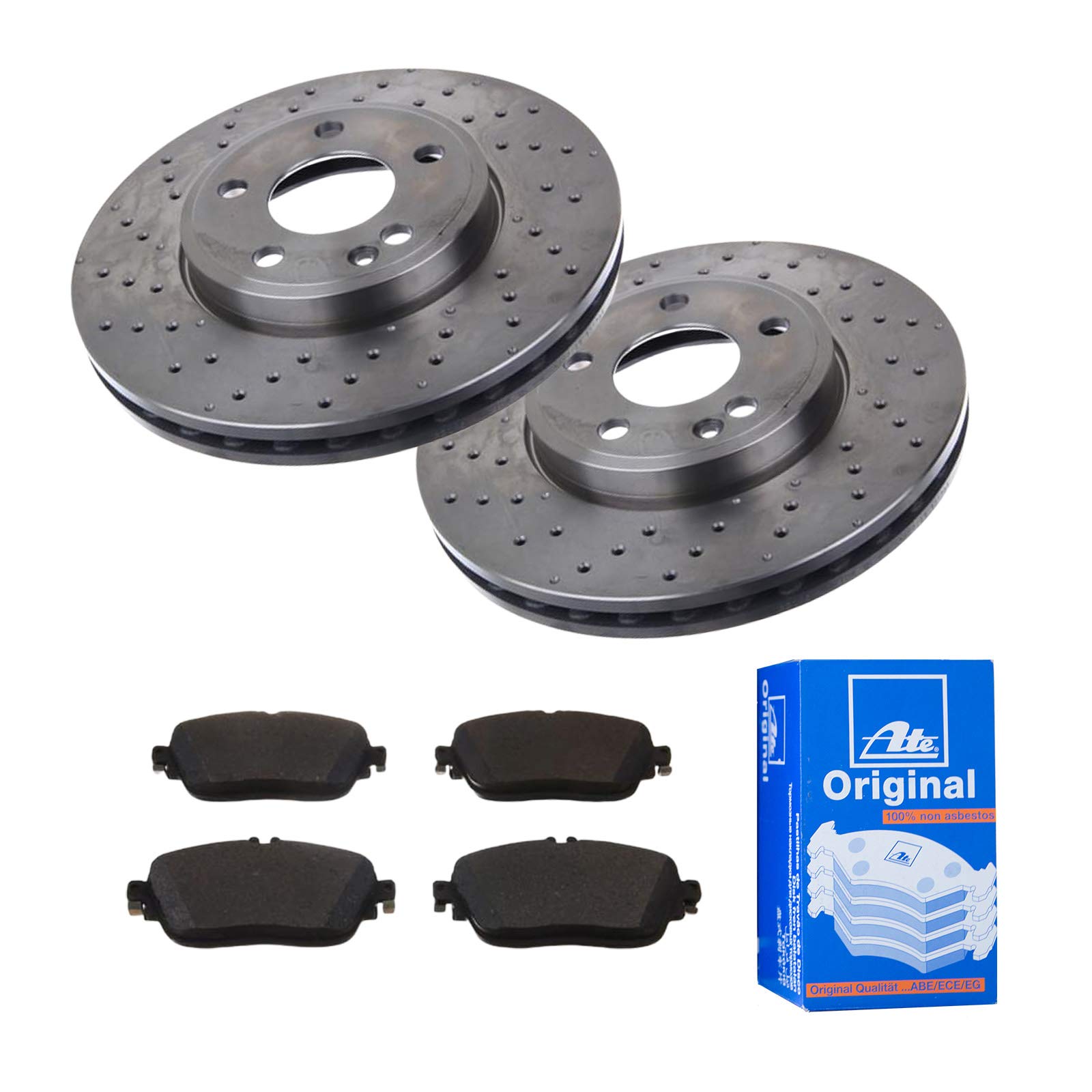2 Bremsscheiben Ø295 Belüftet + Bremsbeläge Vorne von ATE Gelocht/innenbel (P-A-01-00337) Bremsensatz Bremsanlage Bremsen-Kit,Bremsenset, Bremsscheiben, Bremsbeläge, Bremsen-Set, Beläge, Bremsbelag, 2 Bremsscheiben Ø295 Belüftet + Bremsbeläge Vorne von ATE Gelocht/innenbel (P-A-01-00337) Bremsensatz Bremsanlage Bremsen-Kit,Bremsenset, Bremsscheiben, Bremsbeläge, Bremsen-Set, Beläge, Bremsbelag, von ATE Bundle