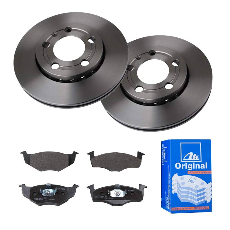 2 Bremsscheiben belüftet 239 mm + Bremsbeläge Vorne von ATE (1420-22247) Bremsensatz Bremsanlage Bremsen-Kit,Bremsenset, Bremsscheiben, Bremsbeläge, Bremsen-Set, Beläge, Bremsbelag, Bremsbelagsatz, von ATE Bundle