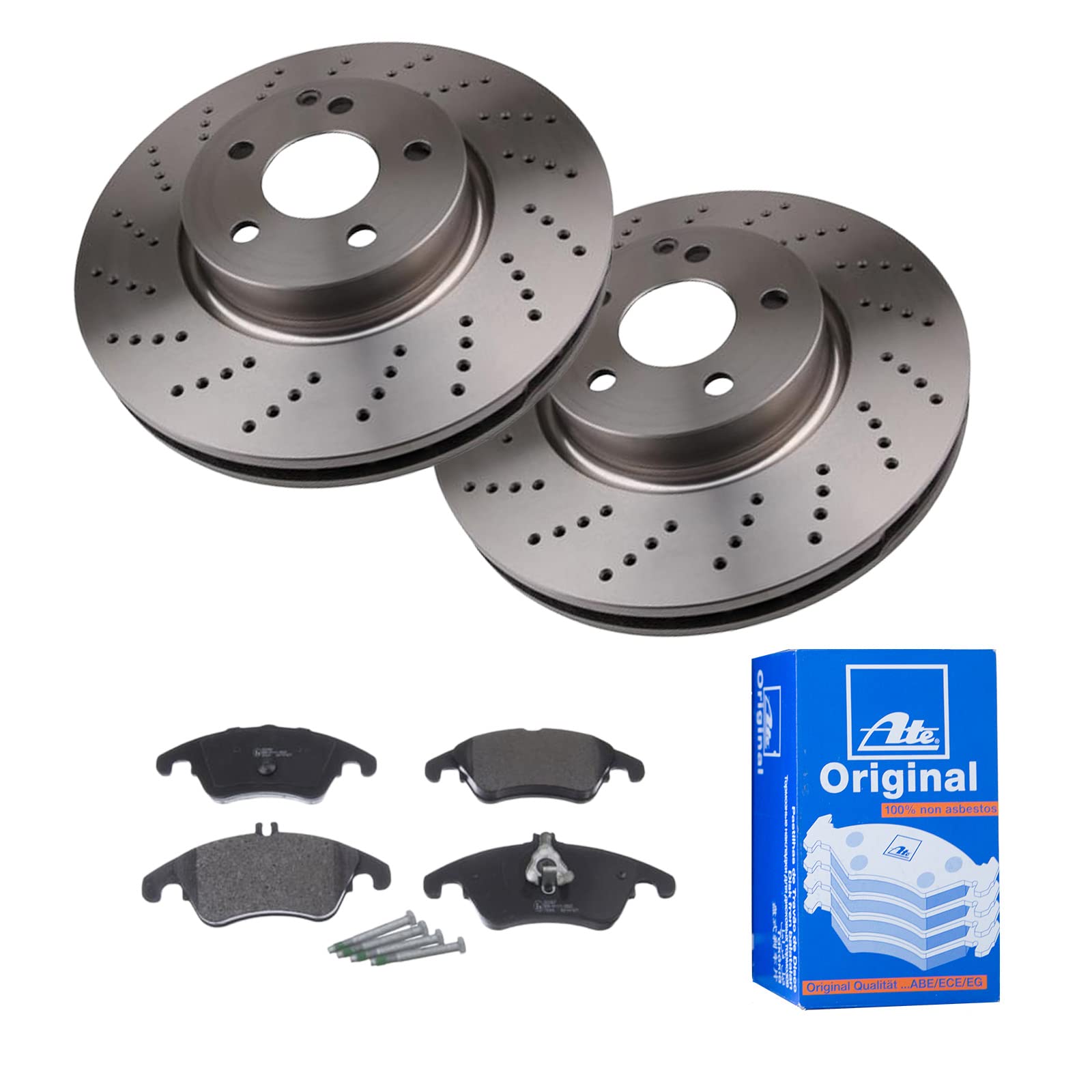 ATE BREMSSCHEIBEN Ø322mm + BREMSBELÄGE VORNE - KFZTEILE24 ATE BREMSSCHEIBEN Ø322mm + BREMSBELÄGE VORNE - KFZTEILE24 von ATE Bundle