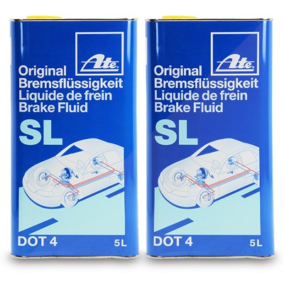 Ate 2 x 5 Liter Bremsflüssigkeit SL DOT4 von ATE