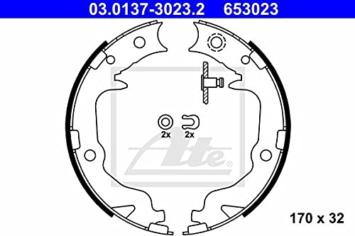 ATE 3013730232 Bremsbackensatz, Feststellbremse von ATE