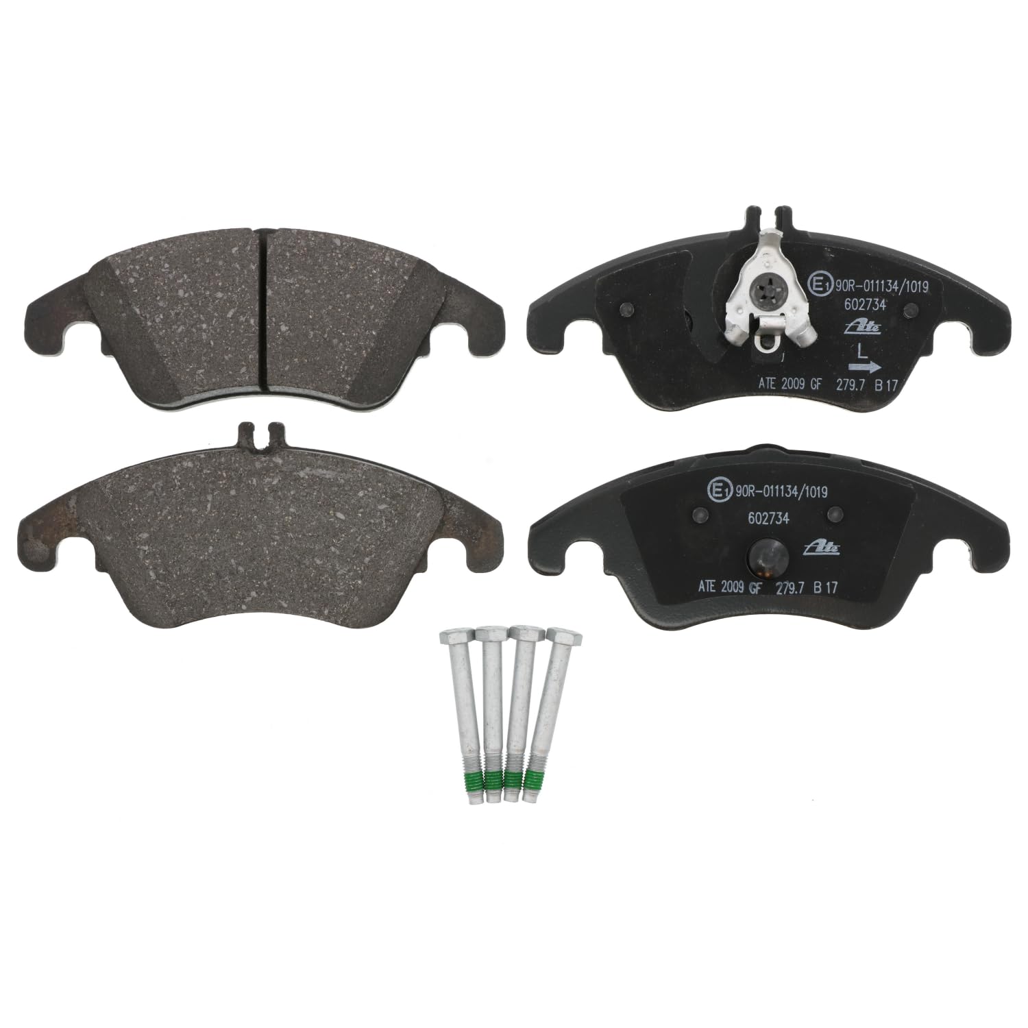 ATE Original Bremsbeläge - Belagsatz - für Scheibenbremse - 13.0460-2734.2 - ECE-R90 Straßenzulassung, grau ATE Original Bremsbeläge - Belagsatz - für Scheibenbremse - 13.0460-2734.2 - ECE-R90 Straßenzulassung, grau von ATE